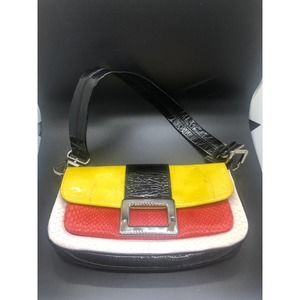 Vintage Roger Vivier Color Block Handbag